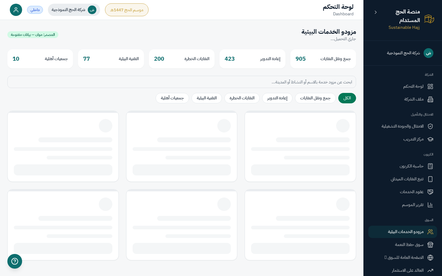 مزودو الخدمات البيئية